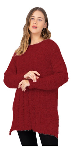 Sweater Mujer Talles Grandes Abrigado Tejido