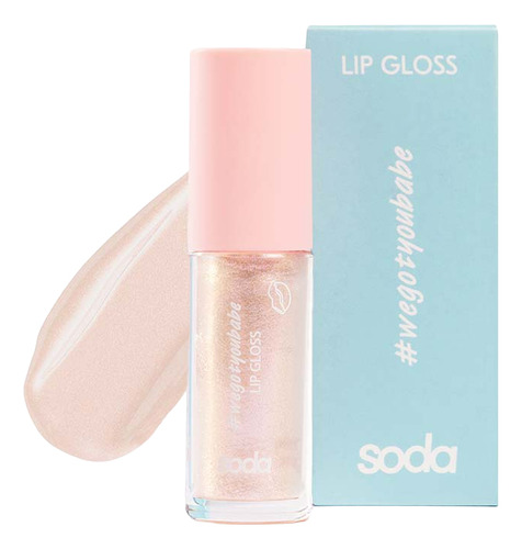 Soda Labial Liquido Color Brillo Color Café