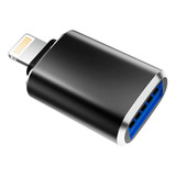 Adaptador Otg Lightning Convertidor A Usb Para iPhone iPad