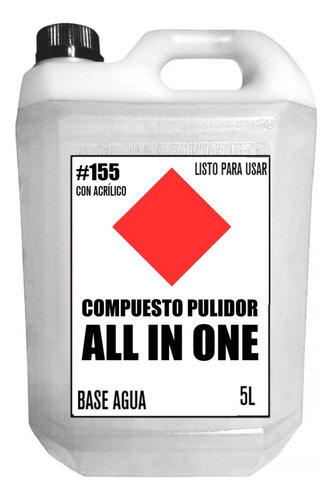 All In One 5 L 3en1 Pulidor C/ Sellador Acrílico