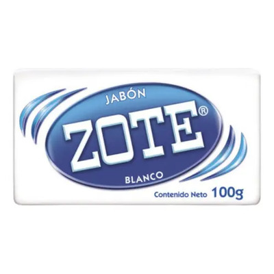 Jabón En Barra Zote Caja 60 Pzas De 100g
