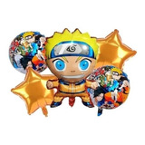 5 Globos Naruto Shippuden Anime Fiesta Cumpleaños Kit Party