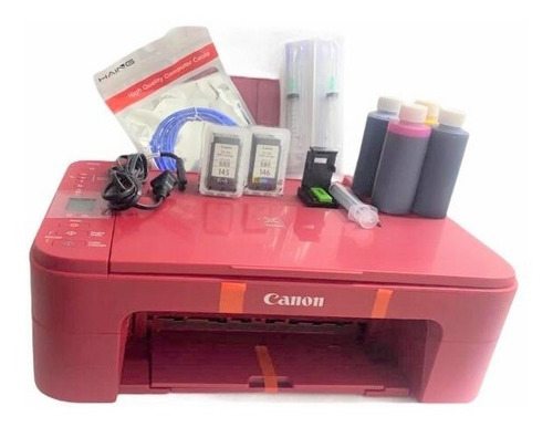 Multifuncional Canon Pixma Ts3310 + Kit Recarga De Cartuchos