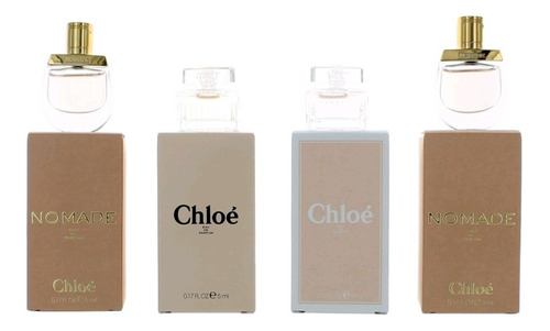 Set De 4 Piezas Colección Miniaturas Chloe Para Mujer