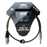 Cable Para Microfono Profesional 1m Hembra-plug 6.3 Steelpro