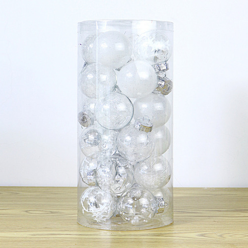 Juego De 24 Bolas Brillantes Para Decoración De Árboles De N