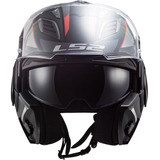 Casco Abatible Modular Ls2 Ff900 Valiant 2 180º Hub Ng Cromo