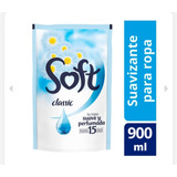 Soft Suavizante Líquido Classic 900ml Pack X3