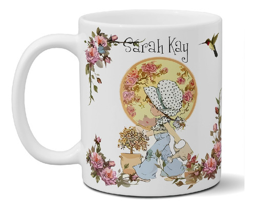 Taza De Sarah Kay Cerámica Importada Vintage Exclusiva Art 4