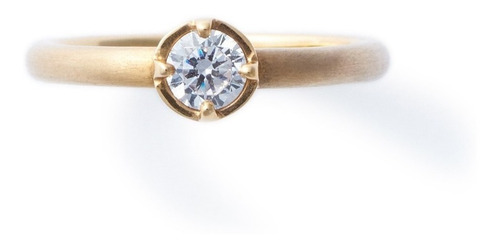 Anillo Compromiso Promesa Oro 10k  Con Cz Corte Diamante