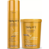 Trivitt Kit Shampoo 1l + Hidratação Intensiva 1kg Itallian