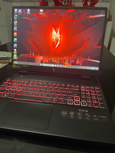 Notebook Acer Nitro16 I7 2.4ghz 16gb Ram Ssd 1tb Rtx4050 6gb