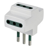 Adaptador Triple 2p+t 10a 250v S11 Blanco 00320.b Vimar