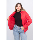 Campera Puffer Piel Mujer Premium