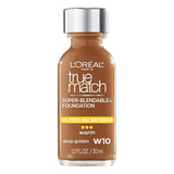 Base Liquida True Match De L'oreal - W10 Deep Golden