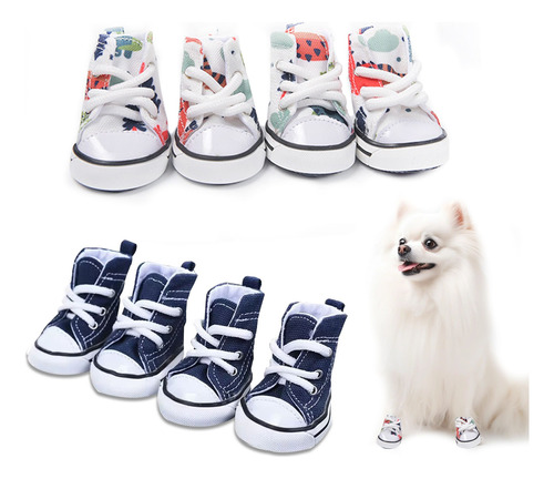 8 Zapatos Para Perros Anti Calor Transpirable Para Mascotas