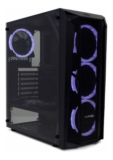 GABINETE GAMER AUREOX PICTOR ARX 370 G 4X120MM  NE