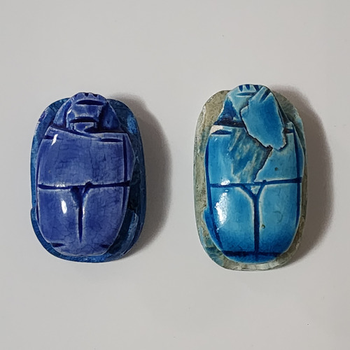 Escarabajos Egipcios En Piedra