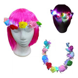 Diadema Balaca Cintillo Corona Flores Tocado Rosas Luz Led