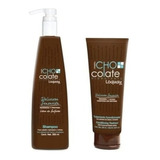 Kit Shampoo Y Acondicionador Hidratante De Chocolate Loquay