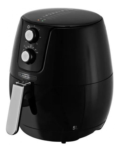 Fritadeira Elétrica Air Fryer 5 Litros Sem Óleo Black Decker Cor Preto 110v