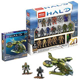 Bundle Of Mega Halo Action Figures Toy Building Set, 20th An