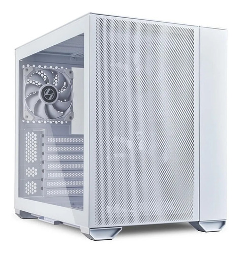 Gabinete Gamer Lian Li O11 Air Branco Vidro Temperado Mini-itx