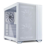 Gabinete Gamer Lian Li O11 Air Branco Vidro Temperado Mini-itx