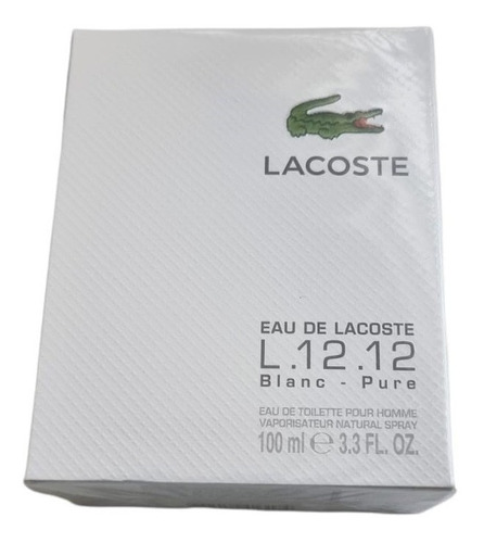 Perfume Eau De Toilette Lacoste Blanc Pour Homme 100ml