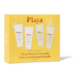 Playa The Mini Malists Clean Shower Essentials Set 4 X 60 Ml
