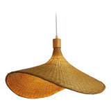 Lámpara De Techo Tejida De Bambú 11,8 Pulgadas - Lámpara
