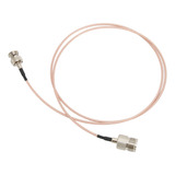 Cable Coaxial Macho Uhf So239 A Bnc Para Aficionado Bidirecc