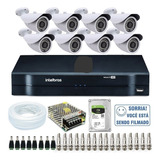 Kit Câmeras De Segurança Residencial Dvr Intelbras 1008 Hd 2