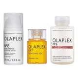 Kit Tratamiento Para Cabello Olaplex No.6 No. 7 Y No. 8 