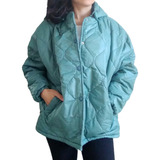 Campera Puffer Inflable Color Mujer Abrigo Calidad 