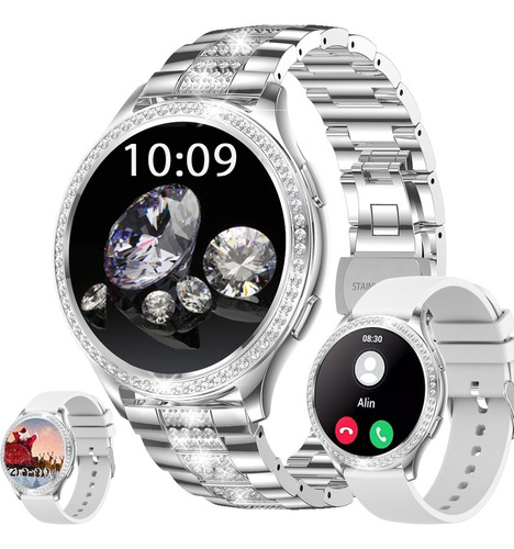 Relojes Inteligente Mujer Bluetooth Call Watch Al Agua 1.32 