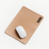 Pad De Couro Legítimo Premium | Design Deskpad Mousepad Slim