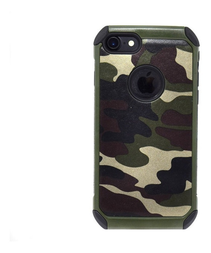 Funda Uso Rudo Antigolpes Camuflaje Para iPhone 5 6 7 8 X Xr