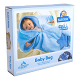 Baby Mink Baby Bag Liso Cobertor Y Saco De Dormir