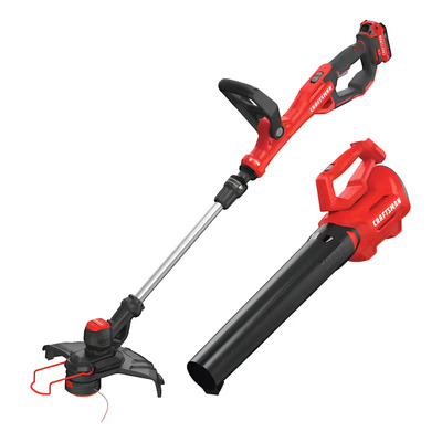 Sopladora Y Desbrozadora Craftsman Cargador/bateria 2ah Color Rojo