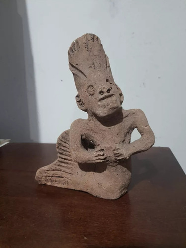 Figura Antigua Prehispanica Sirena(o) Dificil  De Coleccion