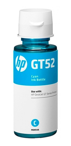 Tinta Botella Hp Gt52 Original 70ml - Cian