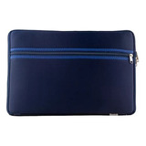 Funda Notebook Laptop 14 Azul Neoprene Bolsillo Ext C/ Cierr