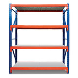 Repisa/estante Metalico Azul/naranja 200x150x50cm (400 Kg)