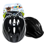 Capacete Cor Preto Tamanho M Infantil Bicicleta Corsa Kid