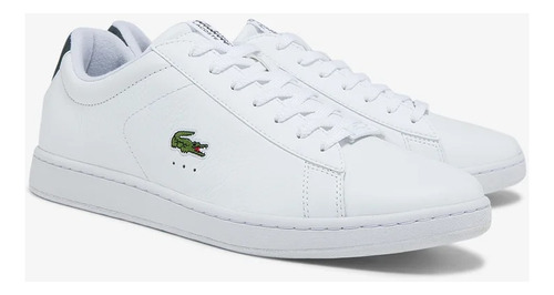 Tenis Lacoste Carnaby Evo White Dark Para Hombre