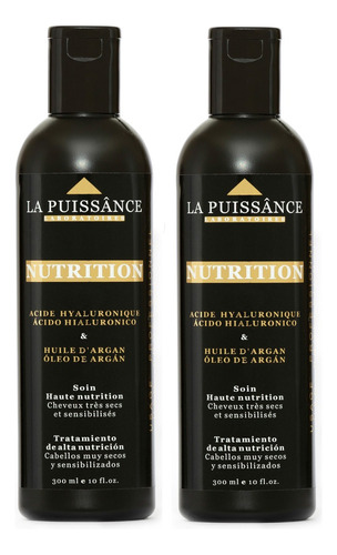 2 Tratamiento Argan Ácido Hialurónico 300 Ml La Puissance