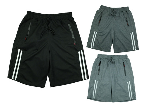 Oferta!!! Pack 3 Short Deportivo Algodón Hombre Juvenil 02