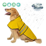 Chaqueta Impermeable Poncho Lluvia De Perros Con Capucha 