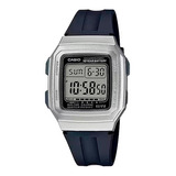 Reloj Casio F-201wa Timer Pila 10 Años Resiste Agua Original Color Del Bisel F-201wam-7av